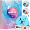 Elfinbay Rainbow Cloud Bath Bomb for Girls, 2 Extra Large Handmade Bath Bombs for Kids Bubble Bath Fizzies, Kids Safe Bath Bombs, Easter Basket Stuffers Mothers Day Gifts view 1