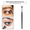2PCS Mascara Fan Brush, INENK Lash Wand Brush Fan for Natural Lifted Effects and Enhance Lower Lashes, Synthetic Fibre Smooth Application No Smearing Clumping, Easy to Use Mascara on Lash Line view 4