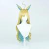 osseoca Light blonde blue green splicing long curly hair big wave curls bangs cos anime exhibition wig + ears 80cm 31inch (Neo Universe:wig + ears) view 2