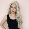 IMSTYLE Highlight Brown Blonde Piano Color Long Synthetic Lace Front Wigs for Women Thick Synthetic Drag Wig Heat Resistant Hair with Natural Hairline 26 Inch view 3