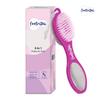 Footvital 4 in 1 Pedicure Tool - for Rough & Dry Feet - Dual-Sided with Pumice Stone, Soft Brush Pedicure Set for Men & Women - Callus Remover for Healthy Feet (Multicolour) (Pack of 2) view 2