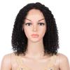 Youllyuu Curly Human Hair Wigs For Women 4X4 Lace Closure Deep Wave Remy Brazilian Wigs 13X6X1 Deep Wave Bob Wigs Natural Color 13 * 6 * 1#8inches#180% view 4