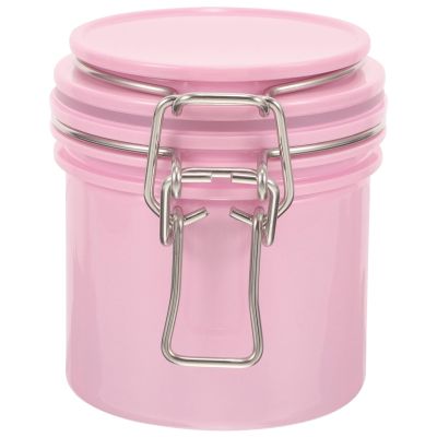 Mobestech Lash Glue Storage Container Airtight Eyelash Adhesive Organizer Pink 6.76Oz Grafting Glue Tank for False Lash Extensions