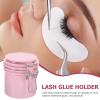 Mobestech Lash Glue Storage Container Airtight Eyelash Adhesive Organizer Pink 6.76Oz Grafting Glue Tank for False Lash Extensions view 2