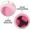 Mobestech Lash Glue Storage Container Airtight Eyelash Adhesive Organizer Pink 6.76Oz Grafting Glue Tank for False Lash Extensions view 3