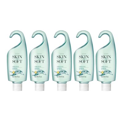 Avon Skin So Soft Original Shower Gel w/Jojoba Oil - 5 pack