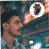 Beavorty 1pc Five-headed Rechargeable Shaver Self-service for Men Material Design Boyfriend Dad Husband Black view 4