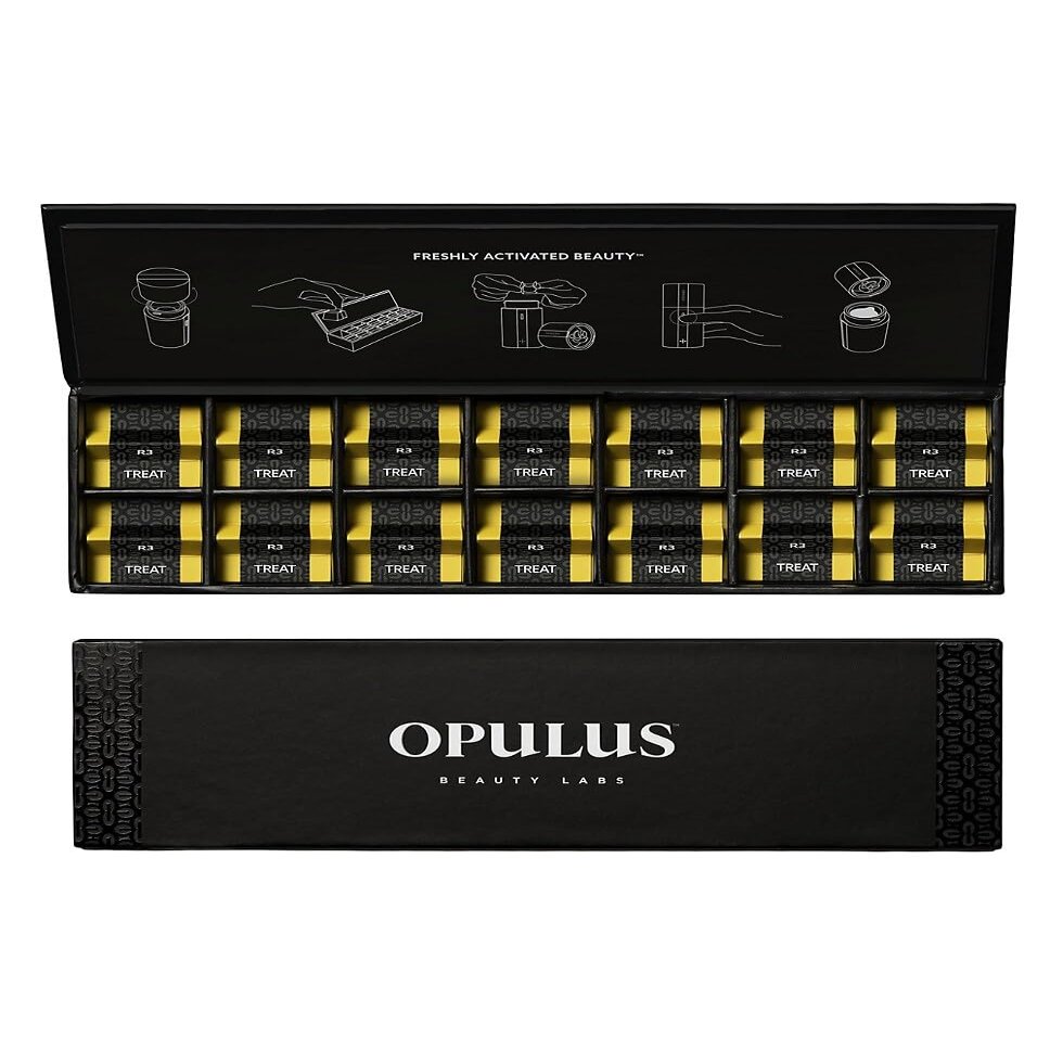 OPULUS Beauty Labs 0.1% Retinol Cream-R3 Night Cream: Daily Face Moisturizer with Vitamin C, Bakuchiol, Rejuvenation, Unscented (Activator Sold Separately)