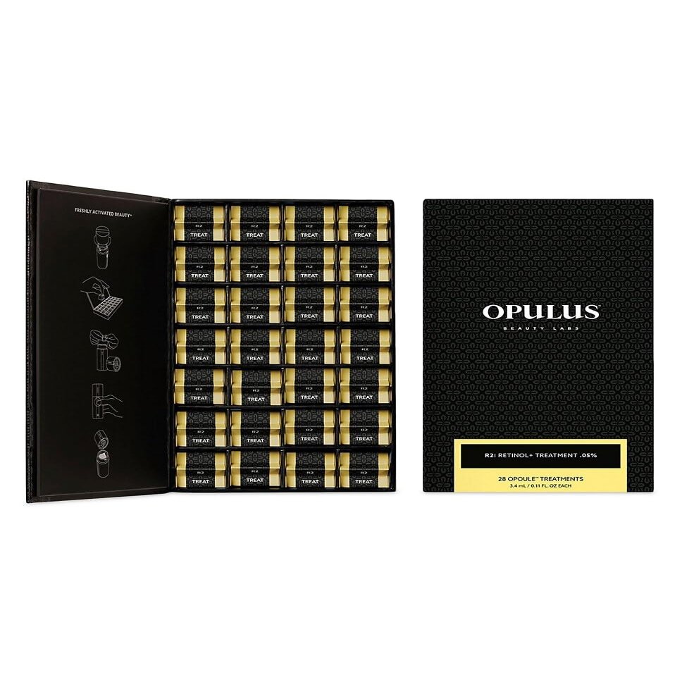 OPULUS Beauty Labs 0.05% Retinol Cream 3.2 Ounce, R2 Night Cream For Face, Skin Care Routine, Daily Face Moisturizer, Contains Vitamin C, Bakuchiol, Brighten, Rejuvenation*Activator sold separately*