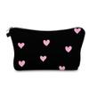 Aiphamy Cute Travel Makeup Bag Cosmetic Bag Small Pouch Gift for Women (Pink Heart) view 1