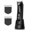 ManWills Replaceable Shaver - 2 Replaceable Ceramic Blades - Sharp & Gentle, Ball Shaver Men IPX7 Waterproof, Pubic Hair Trimmer Men, 7000RPM Mens Grooming Kit view 1