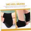 FOMIYES 4pairs Elastic Heel Socks for Women Silicone Heel Protectors Comfortable Foot Sleeves Toeless Socks Support view 3