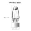homfanseec Scalp Applicator Comb, Hair Scalp Oil Applicator, Ball Root Comb Applicator Bottle Scalp Massager Hair Growth, Hair Serum Applicator Suitable for Various Liquids for Home and Travel(White) view 2