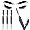 Abera Eyebrow Brush and Comb Eyelash Brush Eyelash Separator Eye Brow Comb & Spoolie Brush Professional Mascara Brushes Eyebrow Eyelash Grooming Brush Eye Makeup Tools (D. Eyelash Brush) (Set 1) view 1