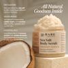 Bare Botanics Sweet Almond Hair & Body Oil + Coconut Vanila Body Salt Scrub view 3