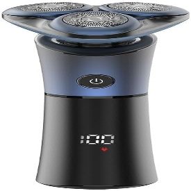 LEONYS Electric Shavers for Men, Men's Electric Shaver 3D Floating Blade Washable Type-C Rechargeable Razor Waterproof Digital Display Face Shaving Beard Machine