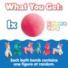 Large Unicorn Surprise Bath Bomb, 6 Surprise Unicorn Toys to Collect in Total, One Per Bath Bomb, Children's Collectible Bath Toy, Stocking Filler Toy, Xmas Present for Boys & Girls view 3