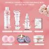 Beautifier Life Bath and Body Gift Set for Women - Luxurious Home Spa Gift Set,Japanese Cherry Blossom 7-Piece Set Including Shower Gel,Body Lotion,Bath Oil,Bath Salt,Soap,Bath Bombs and Candle view 3
