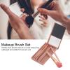 5-Piece Makeup Brush Set - Loose Powder Eyeshadow Brush Included, Portable Skin-Friendly Soft Lightweight Cosmetic Brushes for Professional Makeup Kits view 2
