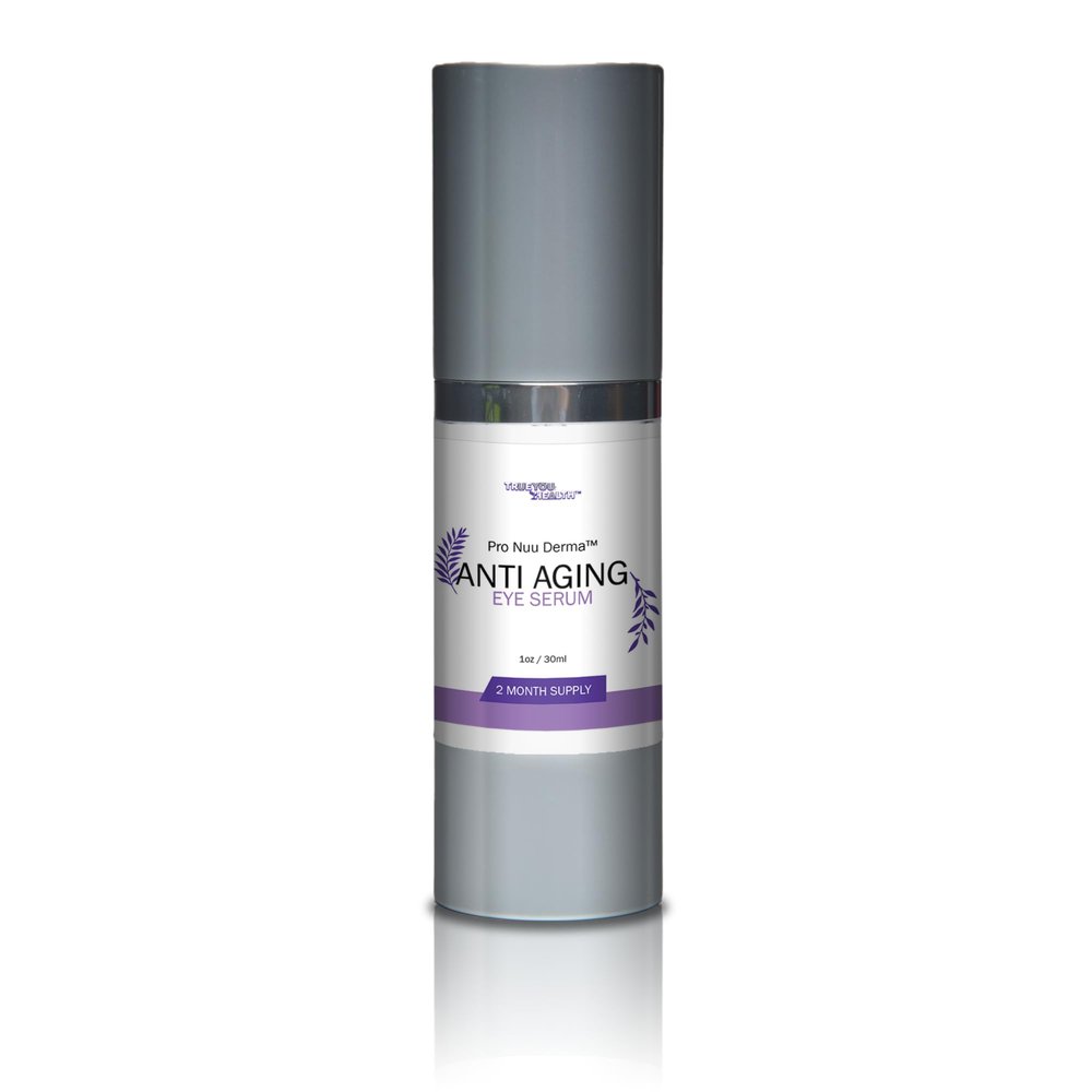 Pro Nuu Derma Serum - 2 Month Supply Anti Aging Serum - Our Best Eye Serum - Improve Dark Circles & Wrinkles with Anti Aging Vitamin C Anti Wrinkle Serum - Anti Aging Eye Serum to Aid Skin Stem Cells