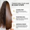 FASHION GOLD, Keratin Hair Treatment, KERATIN + SHAMPOO + HAIR MASK KIT, Keratina para alisar el pelo, SIN FORMOL, Hair Relaxer, Tratamiento para Cabello Seco y Maltratado, B0T0X CAPILAR view 2