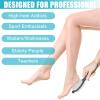 Yclin Foot File Callus Remover-2 Pcs 4 in 1 Foot Scrubber Dead Skin Remover for Feet,Pumice Stone, Foot Rasp and Sand Paper for Home Foot Care,Foot Brush for Shower (Grey Pedicure Foot File) view 4
