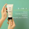 Doppeltree 3-in-1 Exfoliating Facial Cleanser with 2% Salicylic Acid, Hydrated Silica, & Activated Charcoal for Clearer Skin, Oil Control & Anti Aging view 2