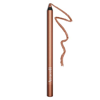 Araceli Beauty Gel Pencil Eyeliner  Water Resistant & Smudge-Proof, Long-Lasting Eye Makeup for Precision Lining & Bold Rose Gold Color