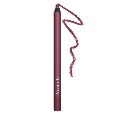 Araceli Beauty Gel Pencil Eyeliner  Water Resistant & Smudge-Proof, Long-Lasting Eye Makeup for Precision Lining & Bold Sangria Color