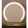 APLUSH Vanity Makeup Mirror with Lights, Smart Touch Control 3 Colors Dimmable, for Makeup Desk, Dressing Room & Bedroom(B - Gold,40 * 39CM/15.7 * 15.4IN) view 1