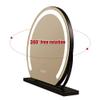 APLUSH Vanity Makeup Mirror with Lights, Smart Touch Control 3 Colors Dimmable, for Makeup Desk, Dressing Room & Bedroom(B - Gold,40 * 39CM/15.7 * 15.4IN) view 3