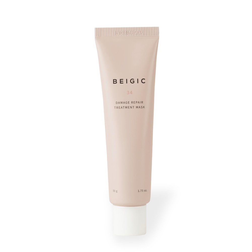 BEIGIC Damage Repair Treatment Mask - Vegan Silicone-free Deep Conditioning Hair Mask with Argan Oil & Vitamin E for Dry, Damaged, Thinning, Frizzy Hair (1.69 fl oz)