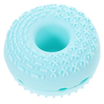 Beaupretty Makeup Brush Cleaner Mat Cleaning Pad for Foundation Blush and Eyeshadow Brushes Compact Donut Shape Organizer for Easy Storage and Gentle Care