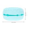 Beaupretty Makeup Brush Cleaner Mat Cleaning Pad for Foundation Blush and Eyeshadow Brushes Compact Donut Shape Organizer for Easy Storage and Gentle Care view 2