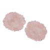 2pcs Rose Quartz Eye Pad, Migraine Relief Eliminate Wrinkles Puffiness Quartz Cooling Eye Cover, Anti Aging Facial Stone Mask, Facial Cooling Mask for Massage Relaxing Sleeping view 1