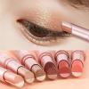 2-in-1 Cream Eyeshadow Stick, Two Tone Eyeshadow Stick, 2 in 1 Dual Color Eyeshadow Stick, 2 Tone Cream Eyeshadow Stick, Lazy Eyeshadow 2 Tone Stick, Waterproof and Long Lasting Eyeshadow Pencil (01#) view 3