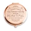 MLLXX Stocking Stuffers for Women Girls, Christmas Birthday Gifts for Adult Teen Kid, Personalized Compact Mirror for Friends Sister Daughter Wife Mom Niece Granddaughter Grandma Aunt view 1