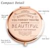 MLLXX Stocking Stuffers for Women Girls, Christmas Birthday Gifts for Adult Teen Kid, Personalized Compact Mirror for Friends Sister Daughter Wife Mom Niece Granddaughter Grandma Aunt view 3