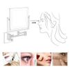 FIDEMM Wall Mounted Makeup Mirror 3X Magnification Extending Folding Double Side (Color : #4) view 4