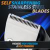 Beard Trimmer, 21 Piece Mens Grooming Kit for Beard & Mustache Trimming, Electric Shaver, Nose Hair Trimmer, Cordless Hair Clippers, Waterproof, Silver view 2