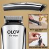 Beard Trimmer, 21 Piece Mens Grooming Kit for Beard & Mustache Trimming, Electric Shaver, Nose Hair Trimmer, Cordless Hair Clippers, Waterproof, Silver view 4