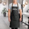 TEEAMORE Barber Apron Hairdressers Men Hair Stylist Salon Aprons Two Big Pockets Grooming Barbershop DarkMidnight D4_8 view 4