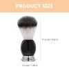 Beaupretty Men Professional Shaving Brush for Salon Use Manual Shave Brush Deep Cleansing Design for Grooming Routine for Father Day and Special Occasions view 2