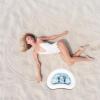 Inflatable Pool Foot Bath Basin, PVC Foot Wash Tray Blue view 4