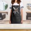 TEEAMORE Custom Barber Apron Hairdressers Men Hair Stylist Salon Two Big Pockets Grooming Aprons Barbershop DarkMidnight D8_13 view 4
