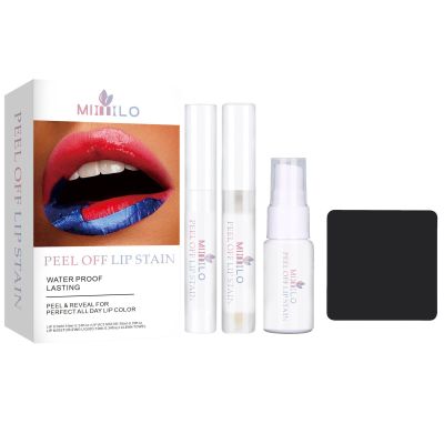 Fujiuia Transfer Proof Peel Off Lip Stain Cosmetic Peel Off Tearing Film Long Lasting Tint 10ml Lipstick for Girls