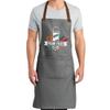 TEEAMORE Custom Barber Apron Hairdressers Men Hair Stylist Salon Two Big Pockets Grooming Aprons Barbershop AshGrey D7 view 1