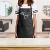 TEEAMORE Custom Barber Apron Hairdressers Men Hair Stylist Salon Two Big Pockets Grooming Aprons Barbershop DarkMidnight D8_4 view 4