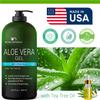 Being Naturals Aloe vera Gel - from 100% Pure Organic Aloe Infused with EGF, Stem Cell, Rosemary Oil - Natural Raw Moisturizer for Face, Body, Hair. Perfect for Sunburn, Acne, Razor Bumps 16.9 fl oz view 4