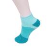 BambooMN Women's Small Medium Super Aloe Infused Fuzzy Cozy Nylon Ankle Home Bed Socks, Aquamarine 9 Pairs view 4